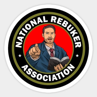 National Rebuker Association Sticker